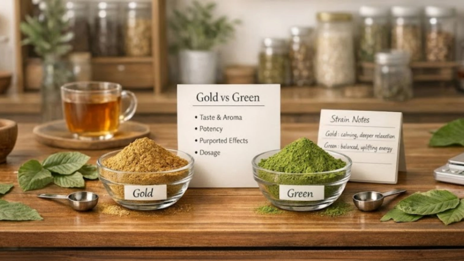 Gold Kratom vs Green Kratom: Key Differences Explained