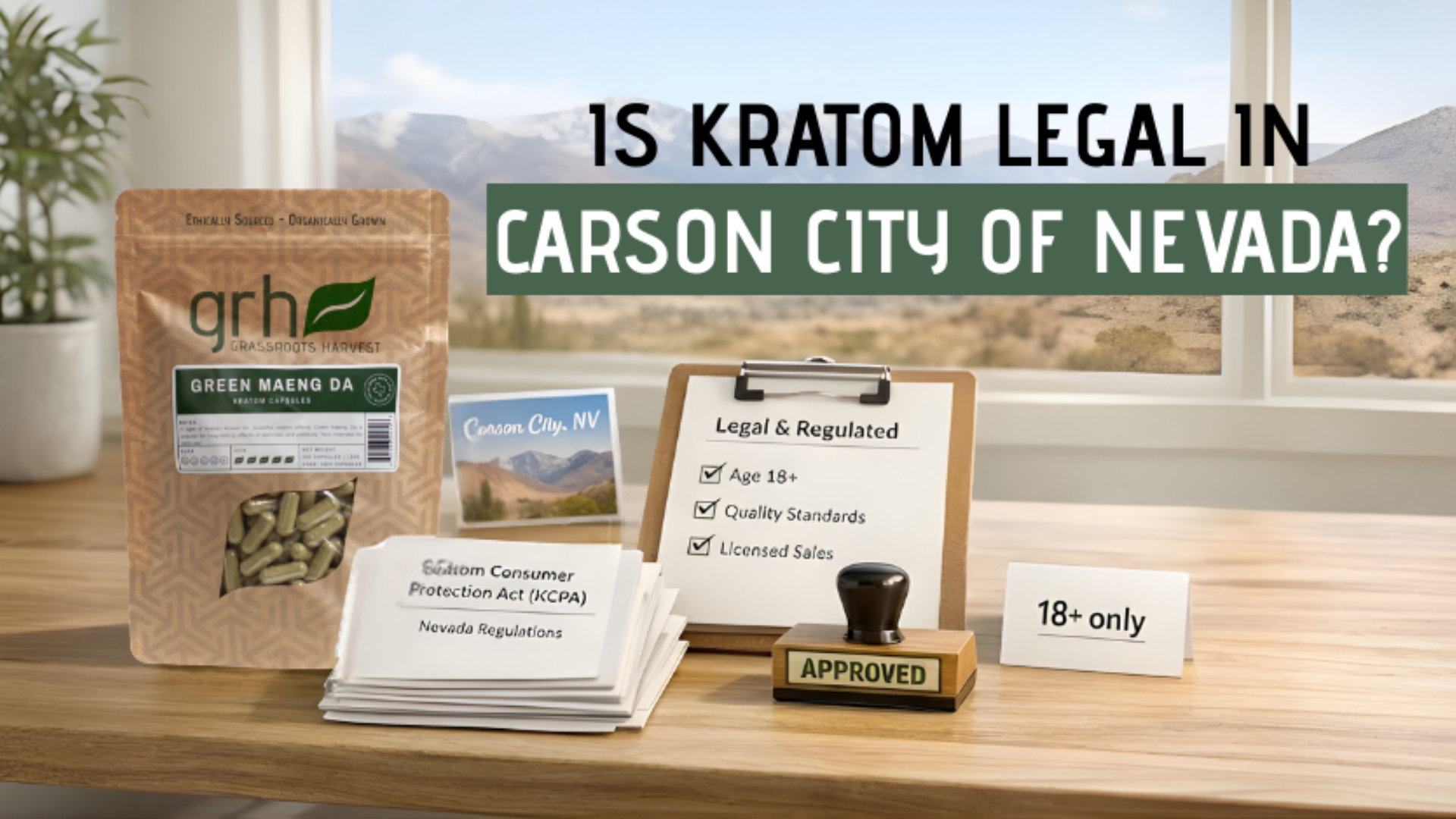 Is Kratom Legal In Carson City Of Nevada?