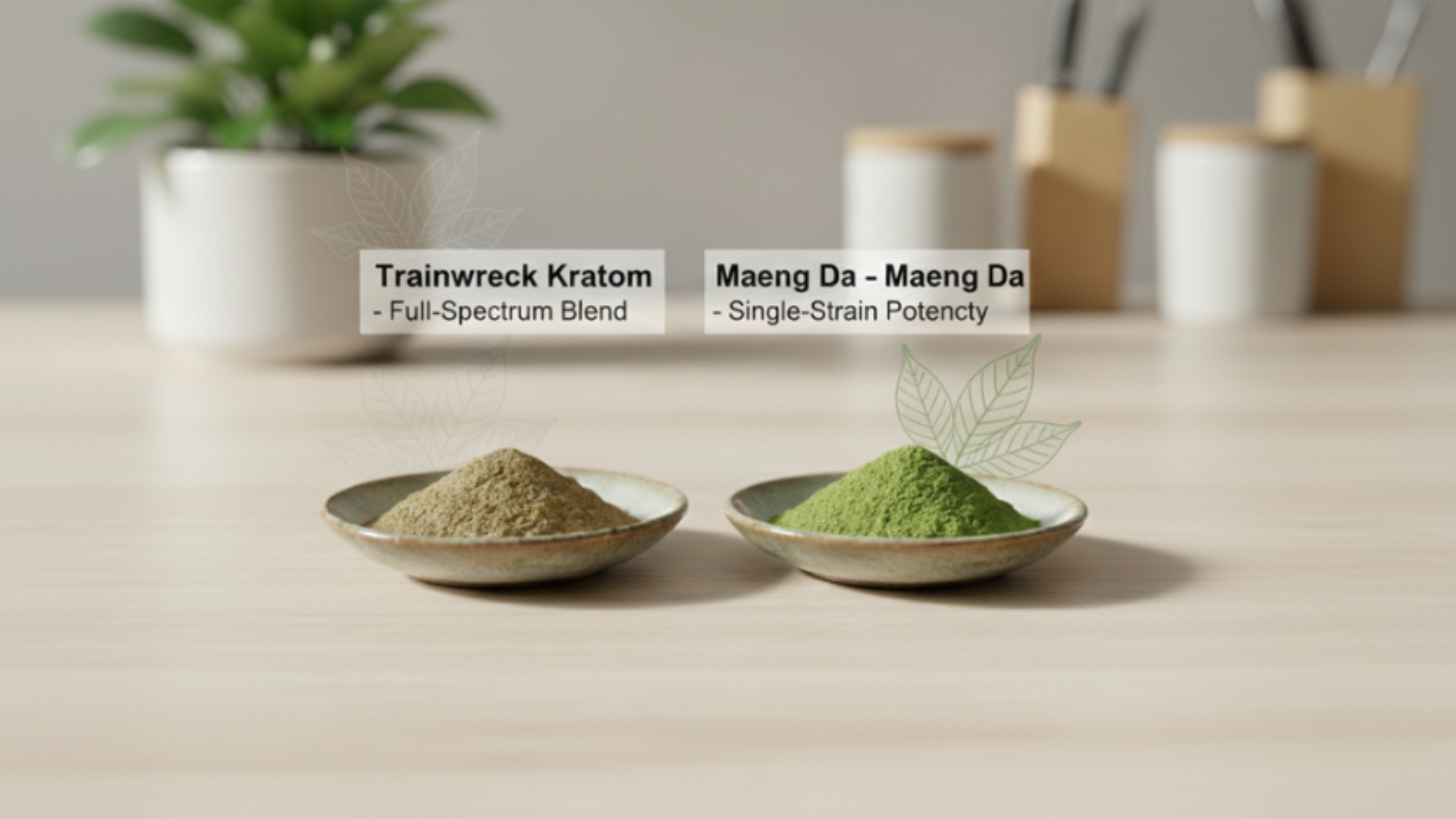 Trainwreck vs Maeng Da Kratom: Differences, Effects, and Which Is Stronger