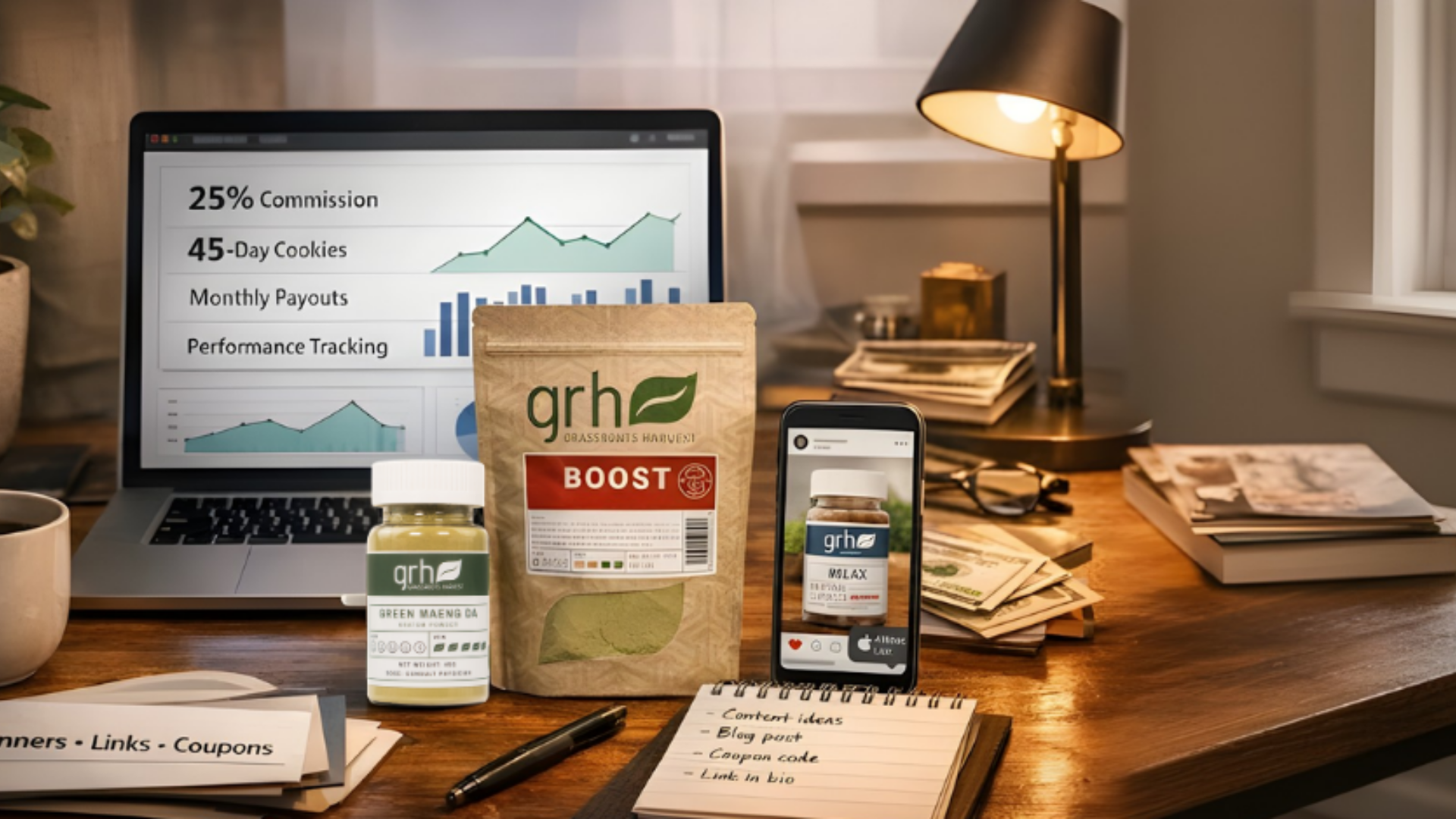 Be an Affiliate With GRH Kratom - Easy & Lucrative Kratom Affiliate
