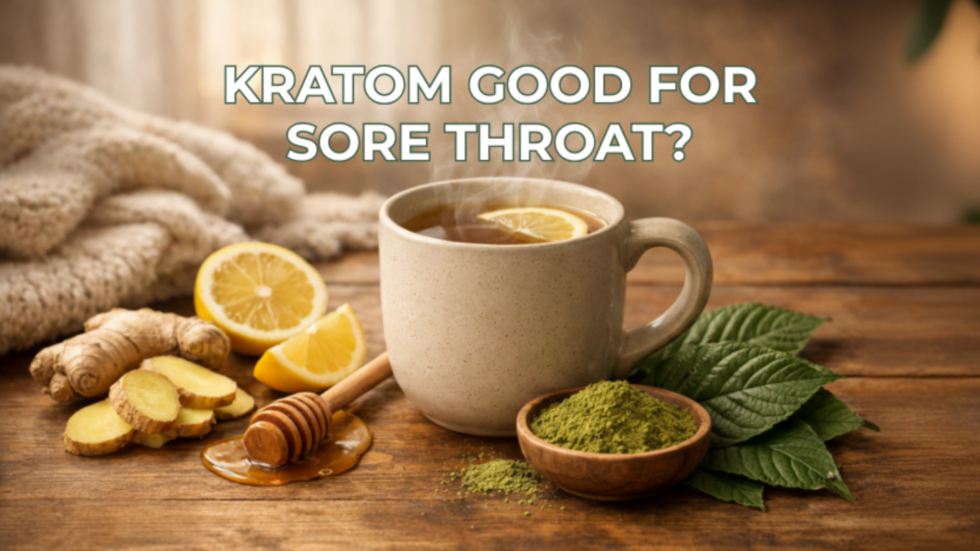 Best Sore Throat Natural Remedies- Kratom Good for Sore Throat?