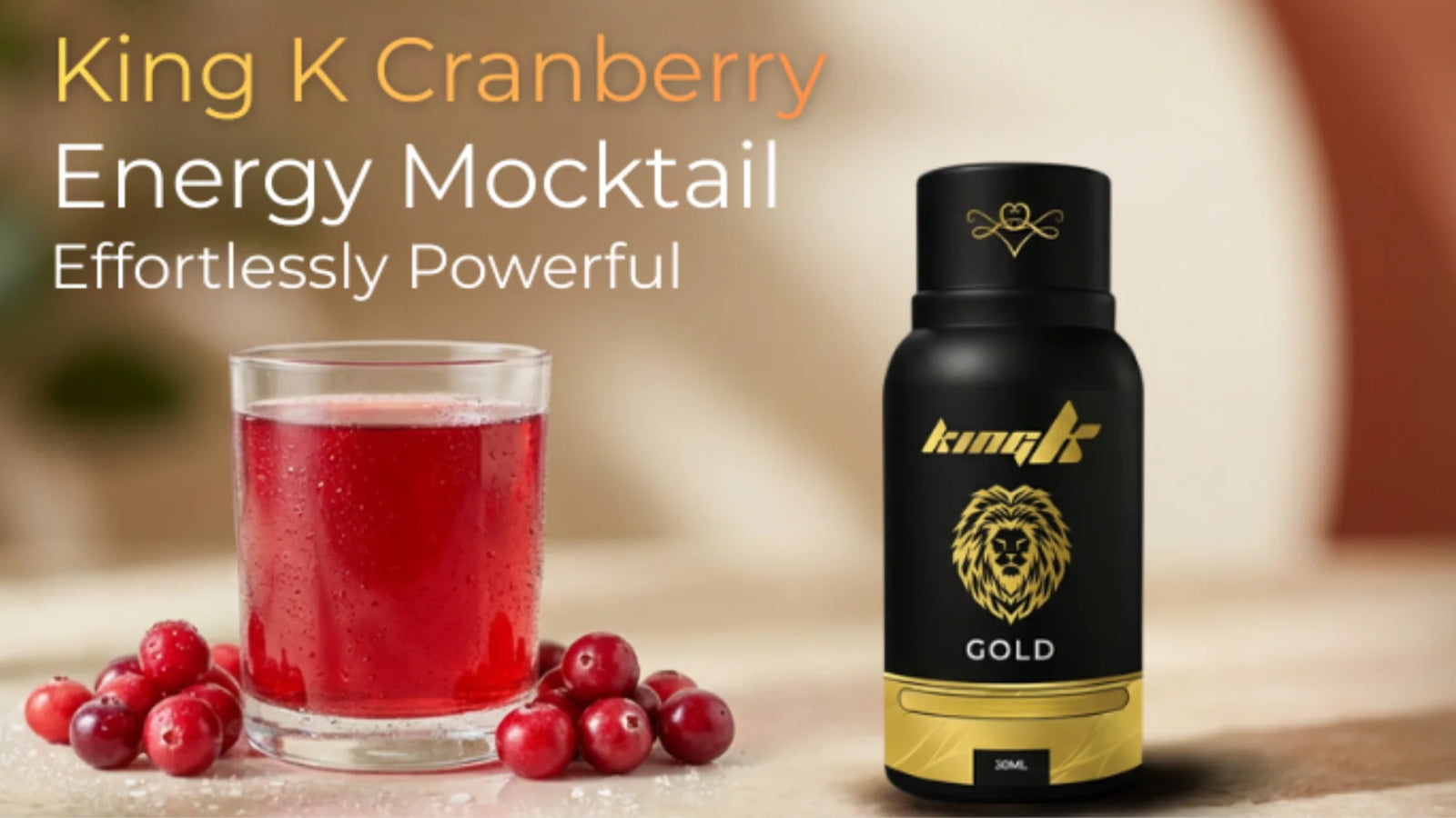 Kratom Energy Drink Mocktail Fun: King K Cranberry Energy Drink