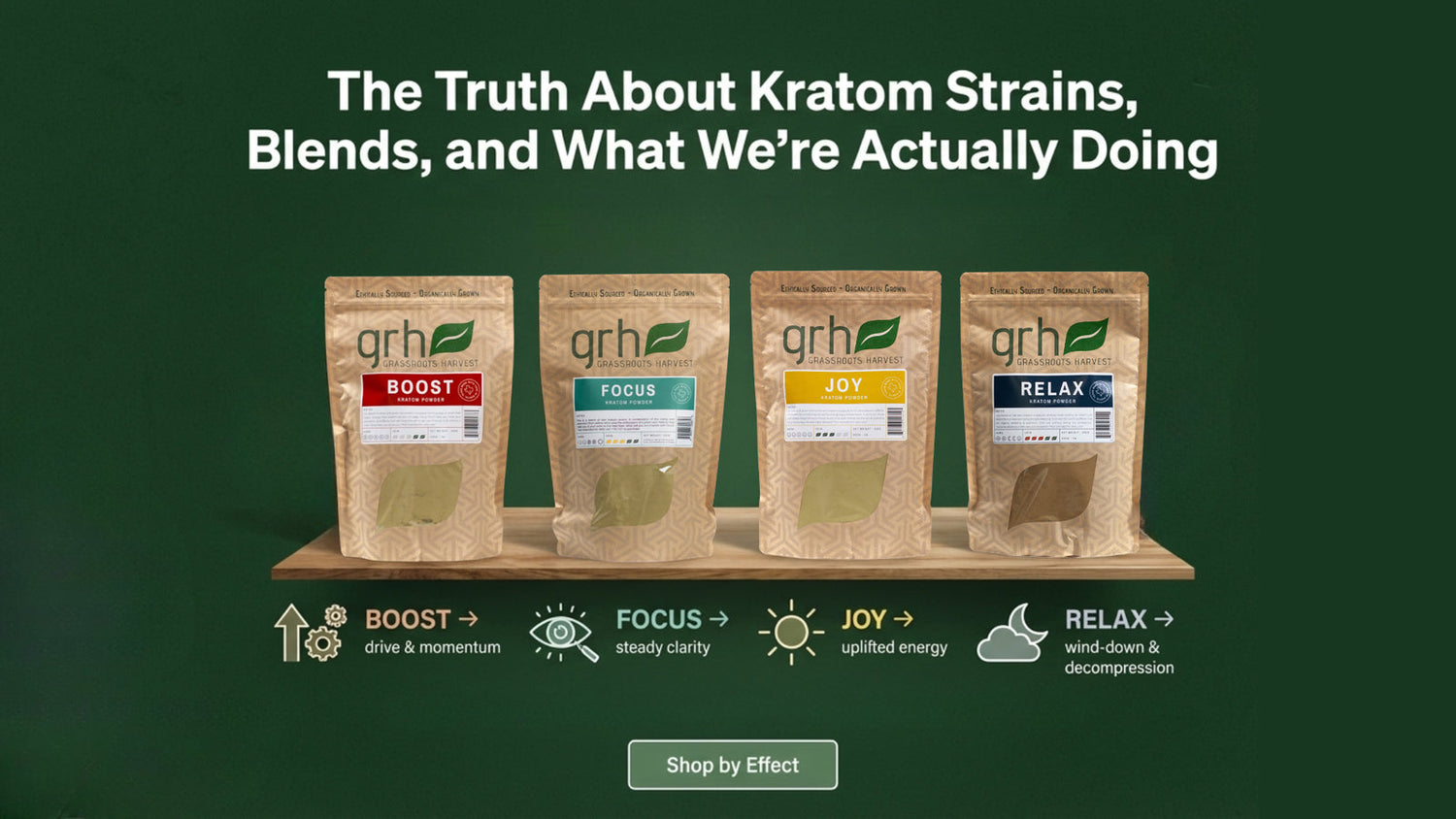 The Truth About Kratom Strains, Blends, and What We Actually Doing at GRH