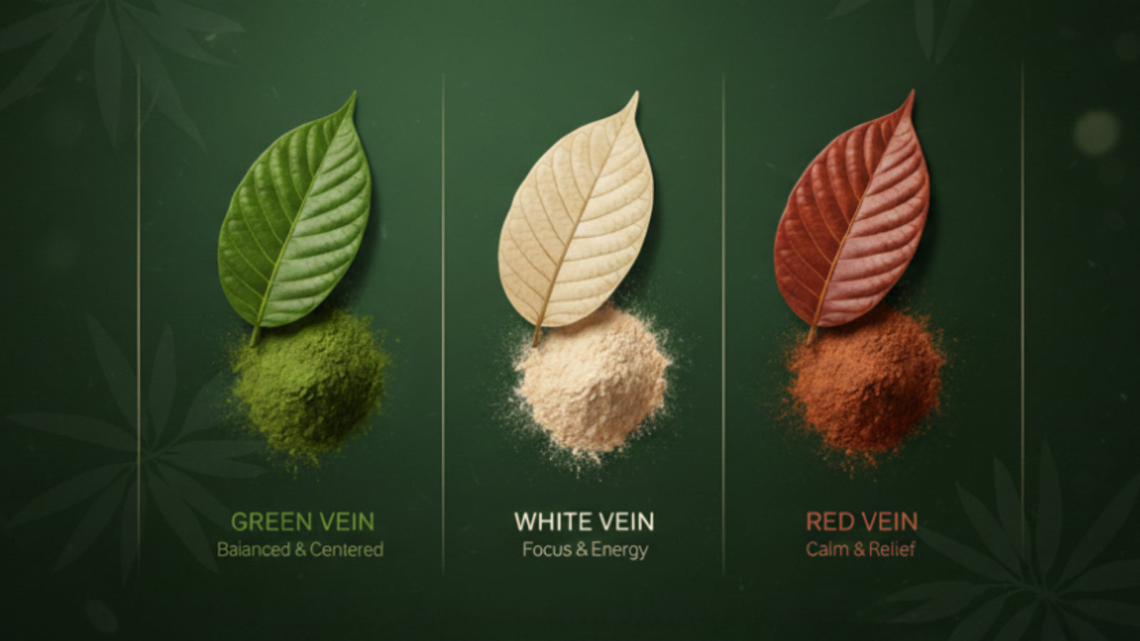 Kratom Strains: Green, White, and Red for Your Wellness Goals