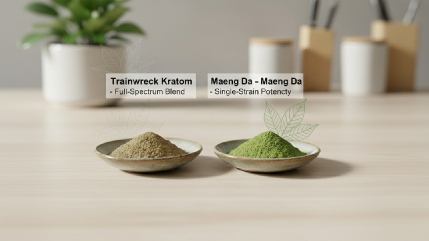 Trainwreck vs Maeng Da Kratom: Differences, Effects, and Which Is Stronger