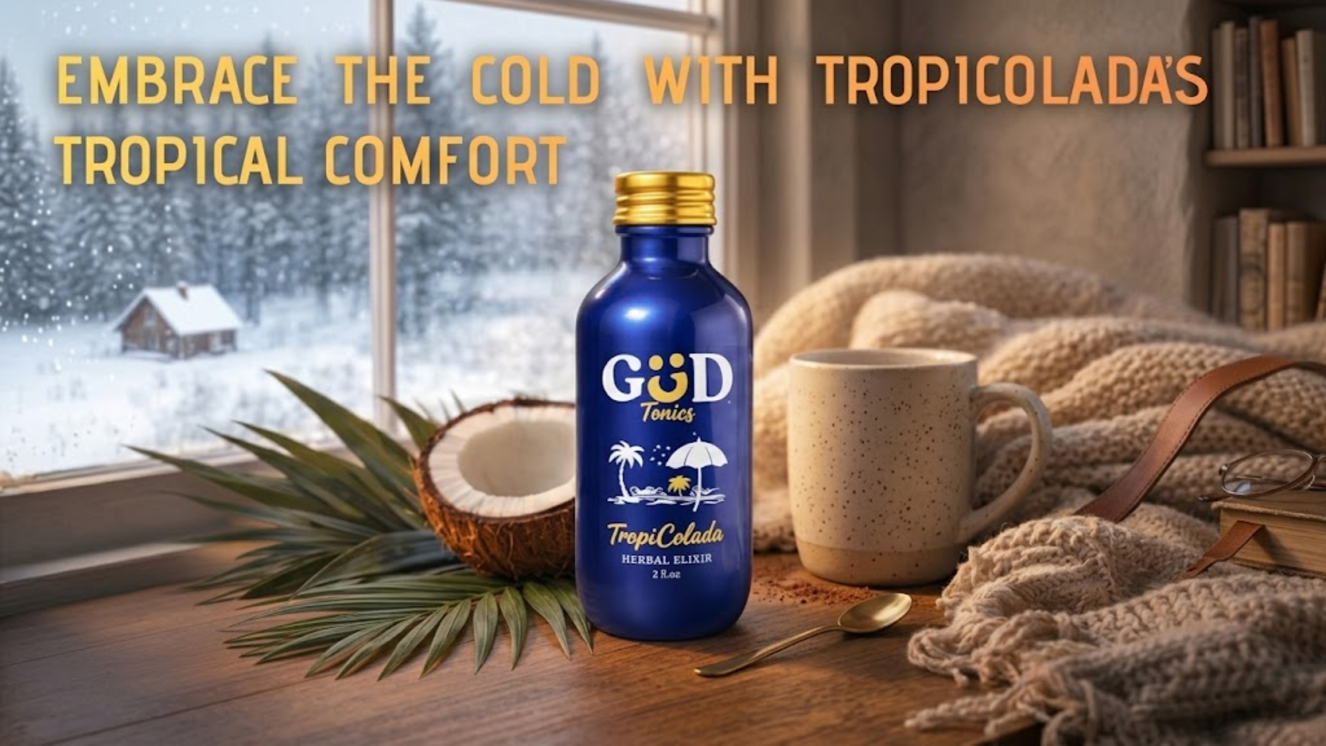 Winter Wellness with GÜD Tonics Embrace the Cold with TropiColada’s Tropical Comfort