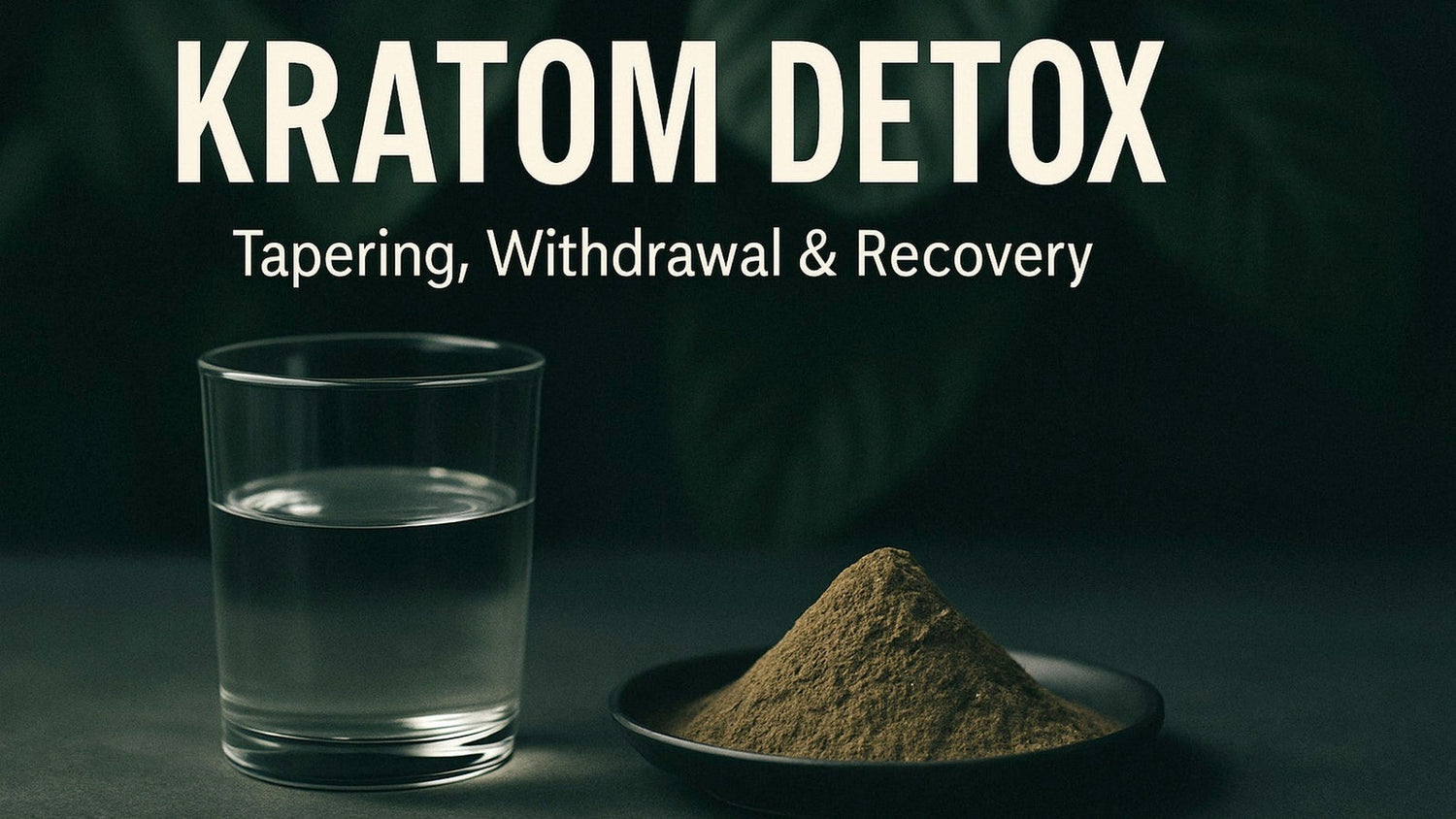 Kratom Detox: A Plain-Language Guide to Tapering, Withdrawal, and Recovery
