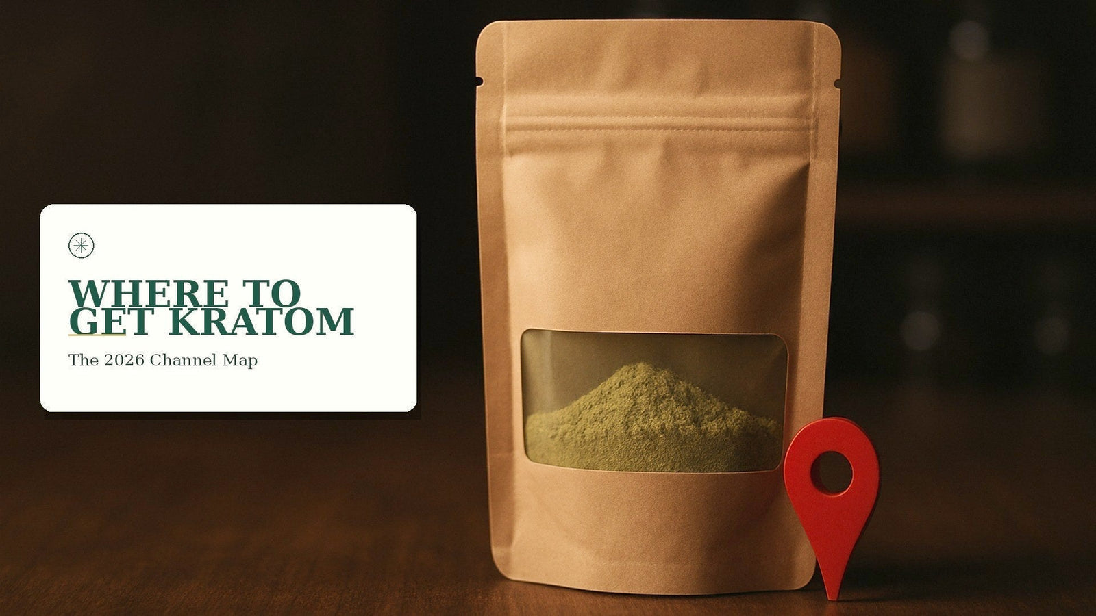 Where to Get Kratom in 2026: The Channel-by-Channel Map of Online, Smoke Shop, Gas Station, and Specialty Sources