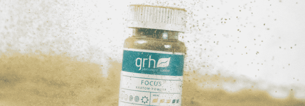 GRH 'Kratom for Focus' collection banner featuring focus-supporting kratom products.