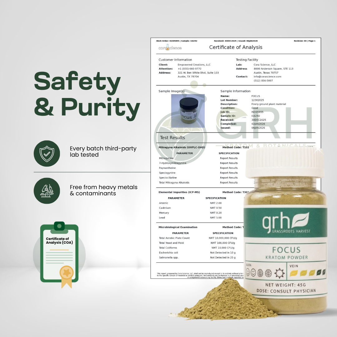 Focus Blend Kratom Powder