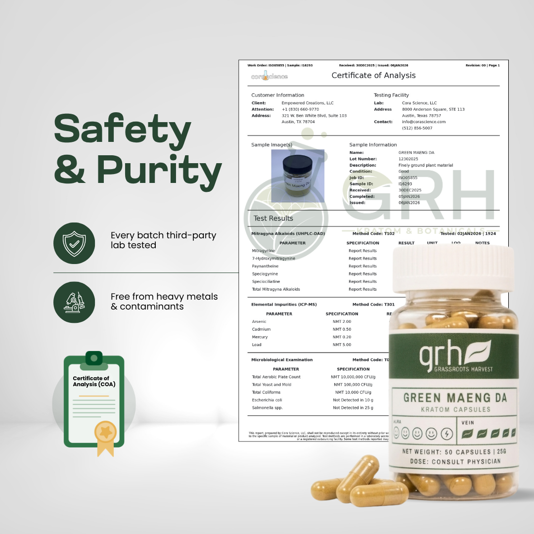 Green Maeng Da Kratom Capsules