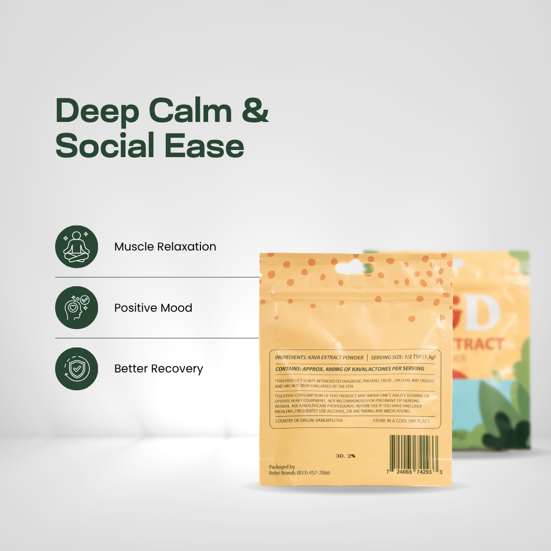 GÜD Tonics Raw Kava Extract Powder