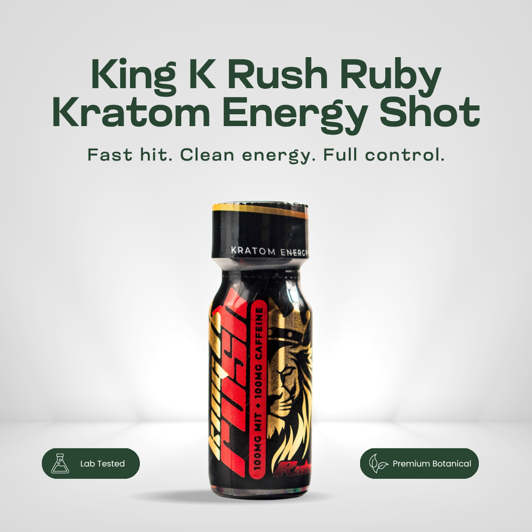 King K Rush Ruby - Kratom Energy Shot