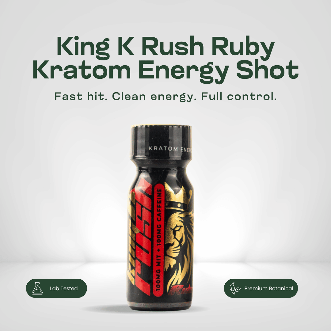 King K Rush Ruby - Kratom Energy Shot