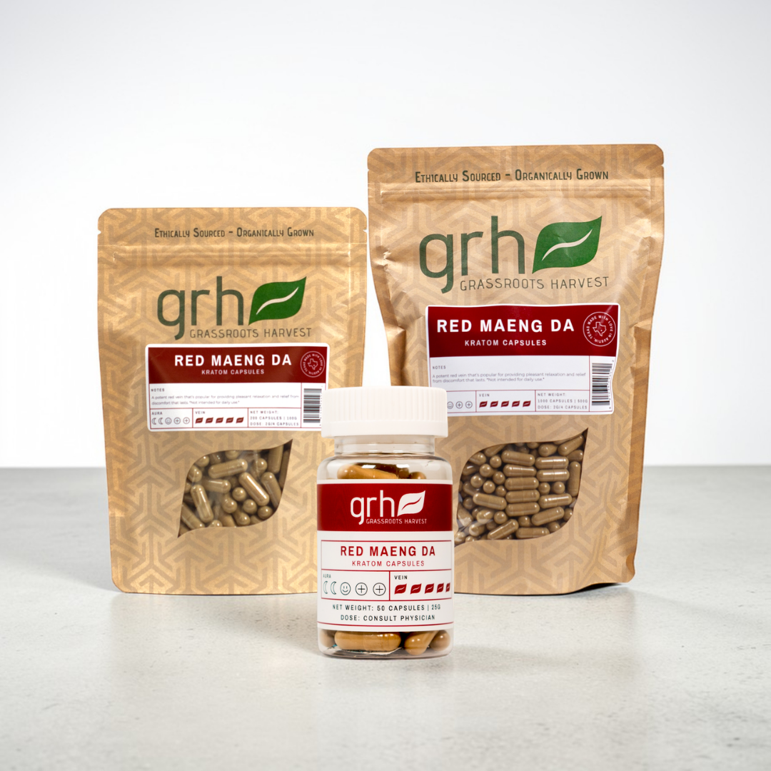 Red Maeng Da Kratom Capsules