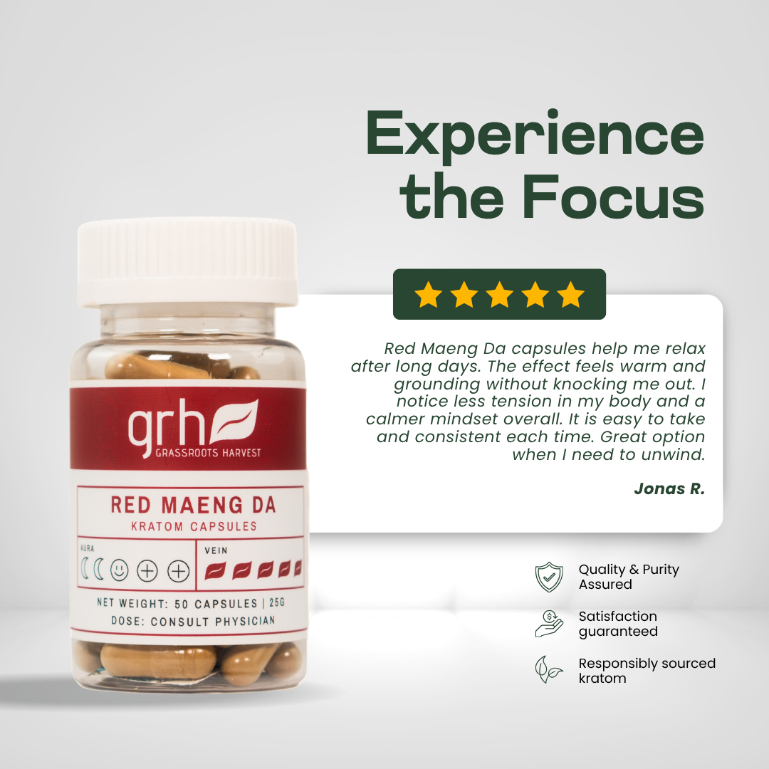 Red Maeng Da Kratom Capsules