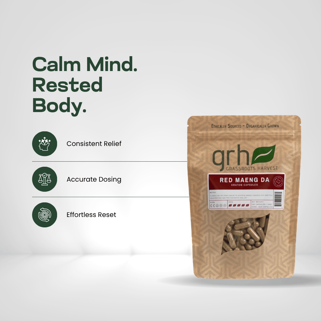 Red Maeng Da Kratom Capsules