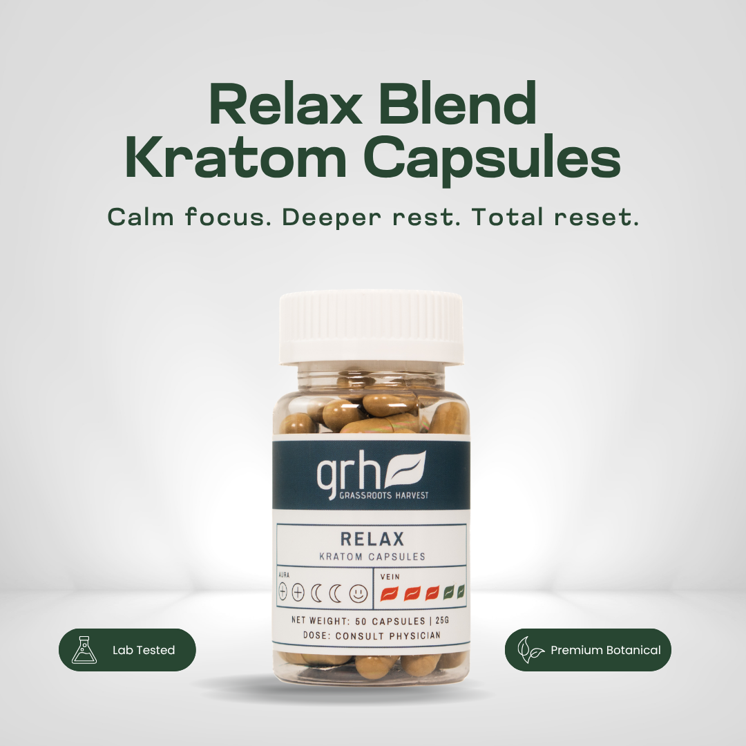 Relax Blend Kratom Capsules