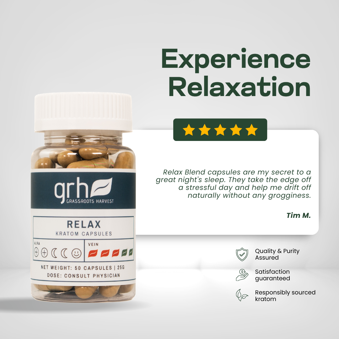 Relax Blend Kratom Capsules