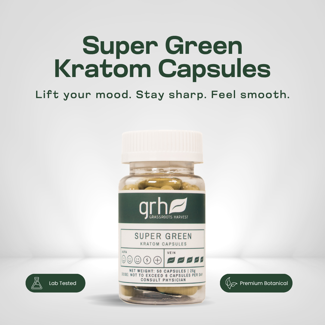 Super Green Kratom Capsules