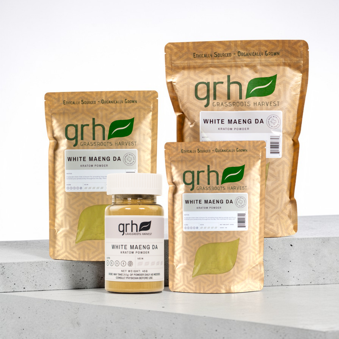 White Maeng Da Kratom Powder