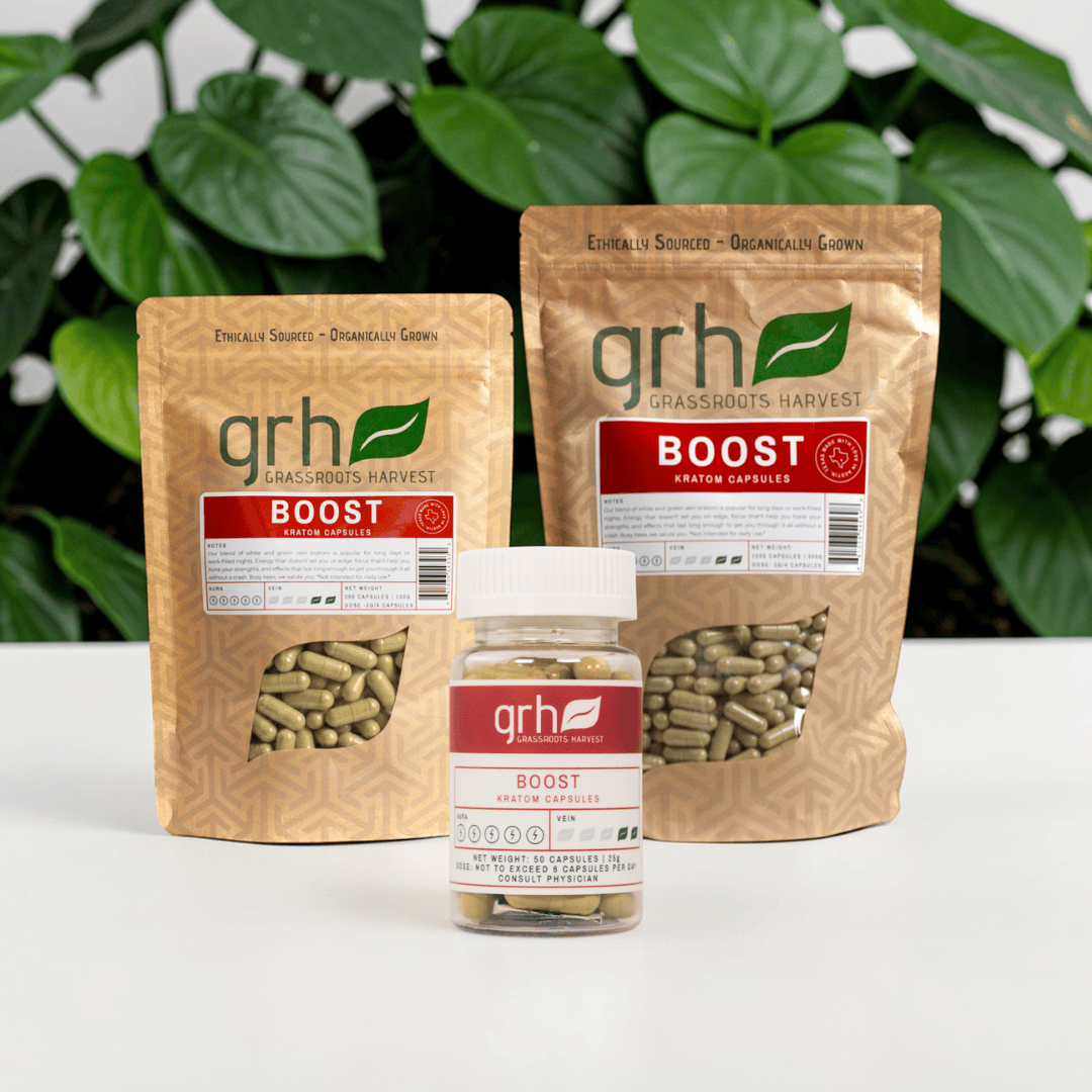 Boost Blend Kratom Capsules Kratom Capsules GRH Kratom