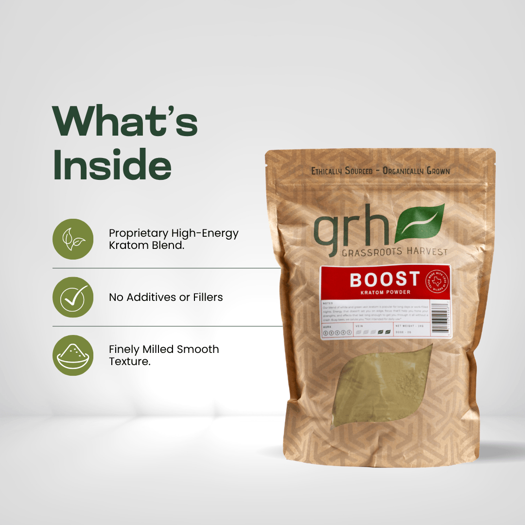 Boost Blend Kratom Powder Kratom Powder GRH Kratom