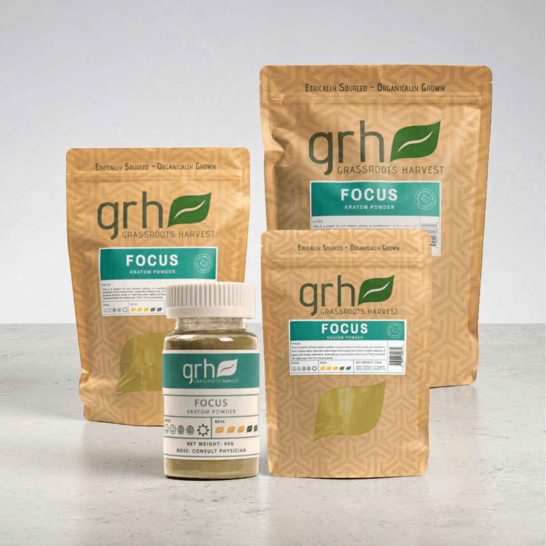 Focus Blend Kratom Powder Kratom Powder GRH Kratom