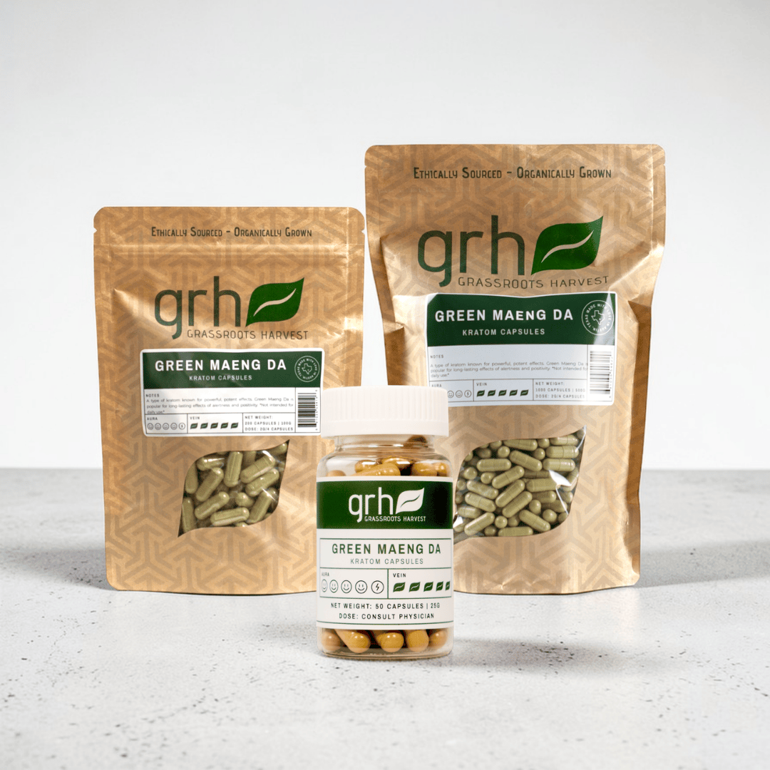 Green Maeng Da Kratom Capsules Kratom Capsules GRH Kratom