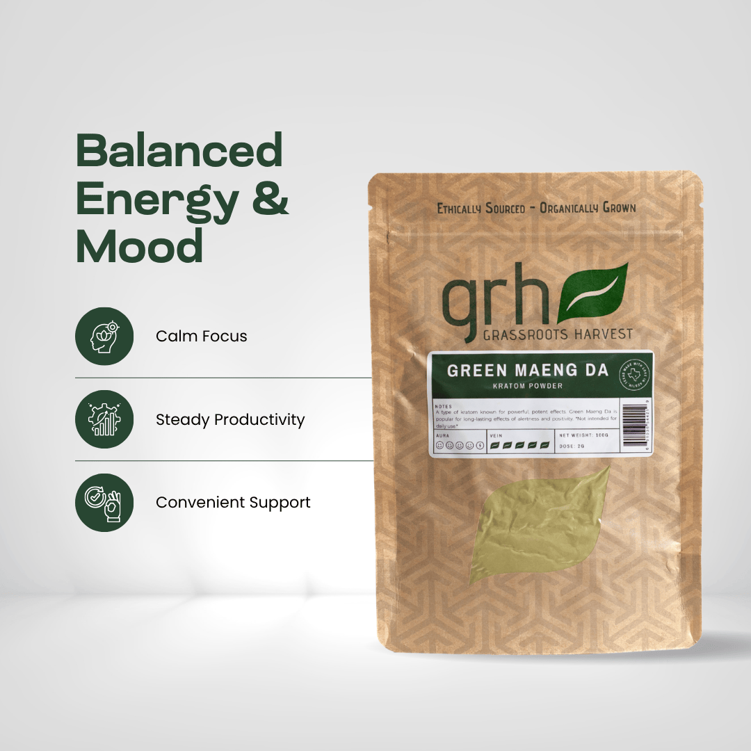 Green Maeng Da Kratom Powder Kratom Powder GRH Kratom