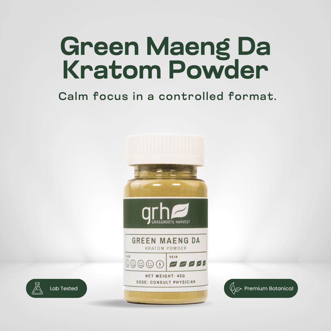 Green Maeng Da Kratom Powder Kratom Powder GRH Kratom