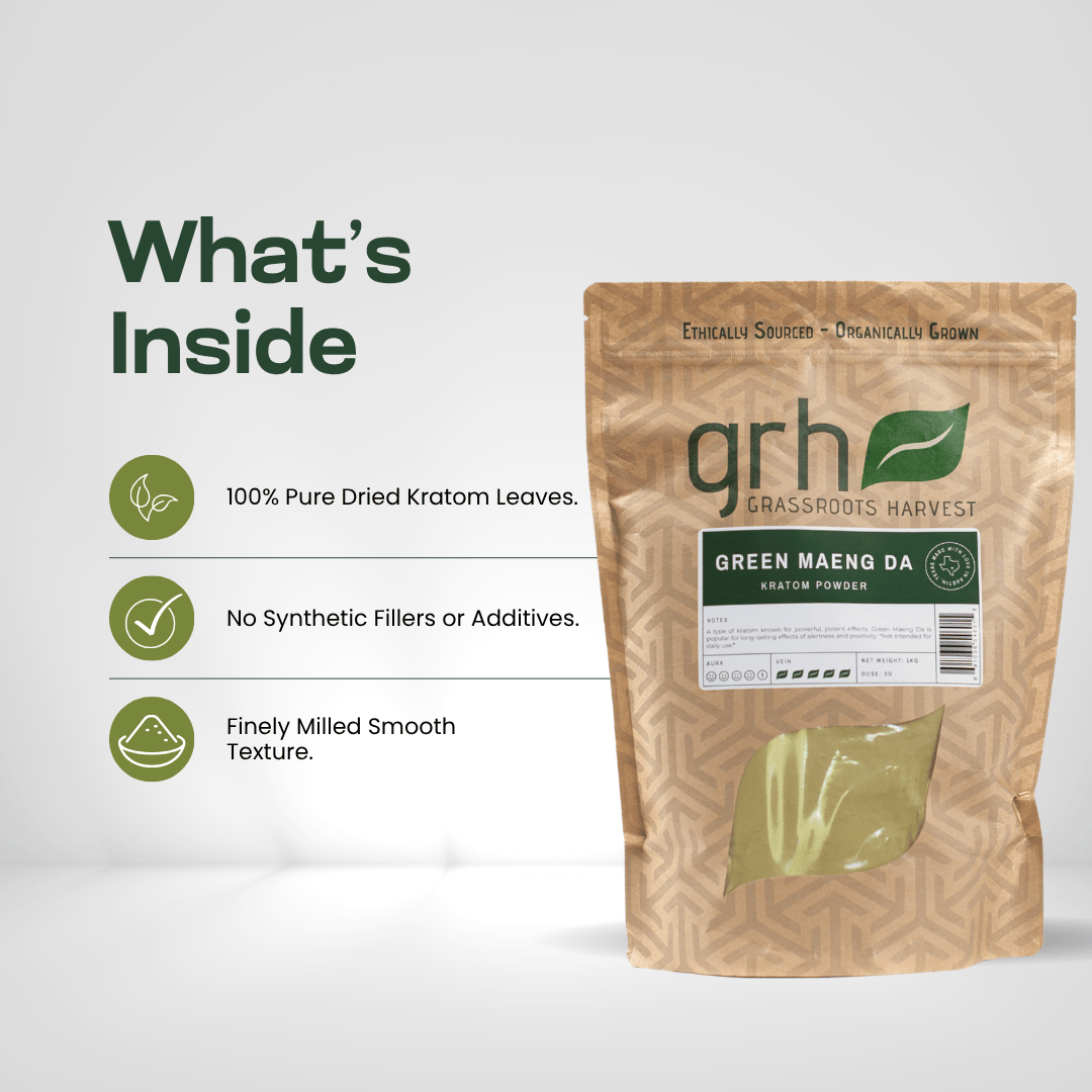 Green Maeng Da Kratom Powder Kratom Powder GRH Kratom