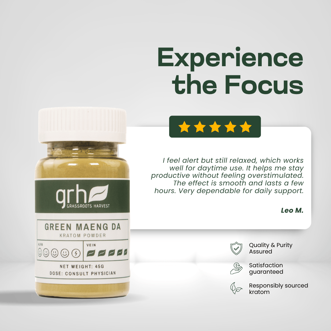 Green Maeng Da Kratom Powder Kratom Powder GRH Kratom