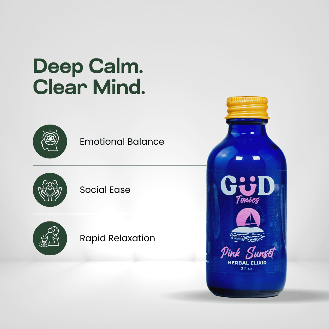 GÜD Tonics Kava Kratom Extract - Pink sunset Kava GÜD Tonics