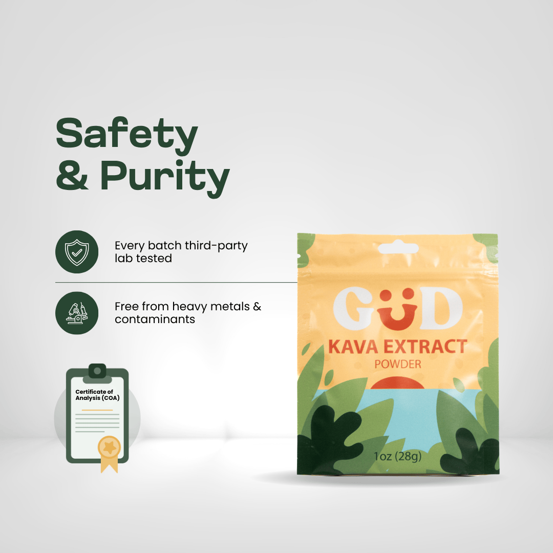 GÜD Tonics Raw Kava Extract Powder Kratom Extract GÜD Tonics
