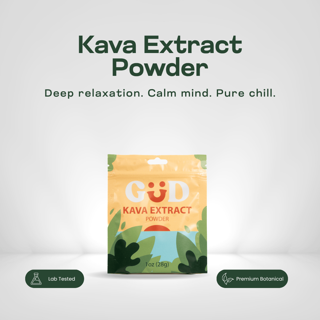 GÜD Tonics Raw Kava Extract Powder Kratom Extract GÜD Tonics