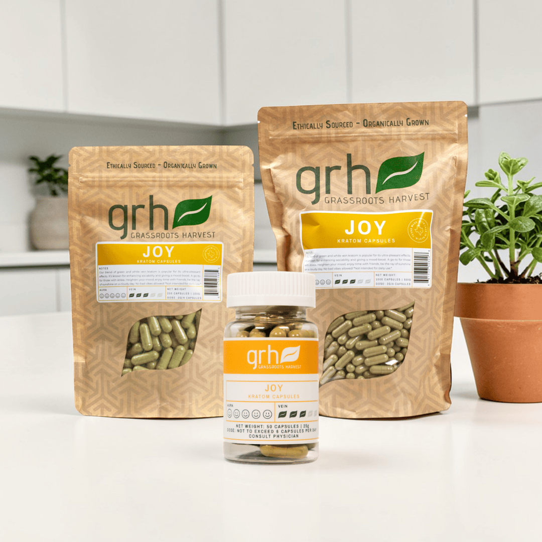 Joy Blend Kratom Capsules Kratom Blends GRH Kratom
