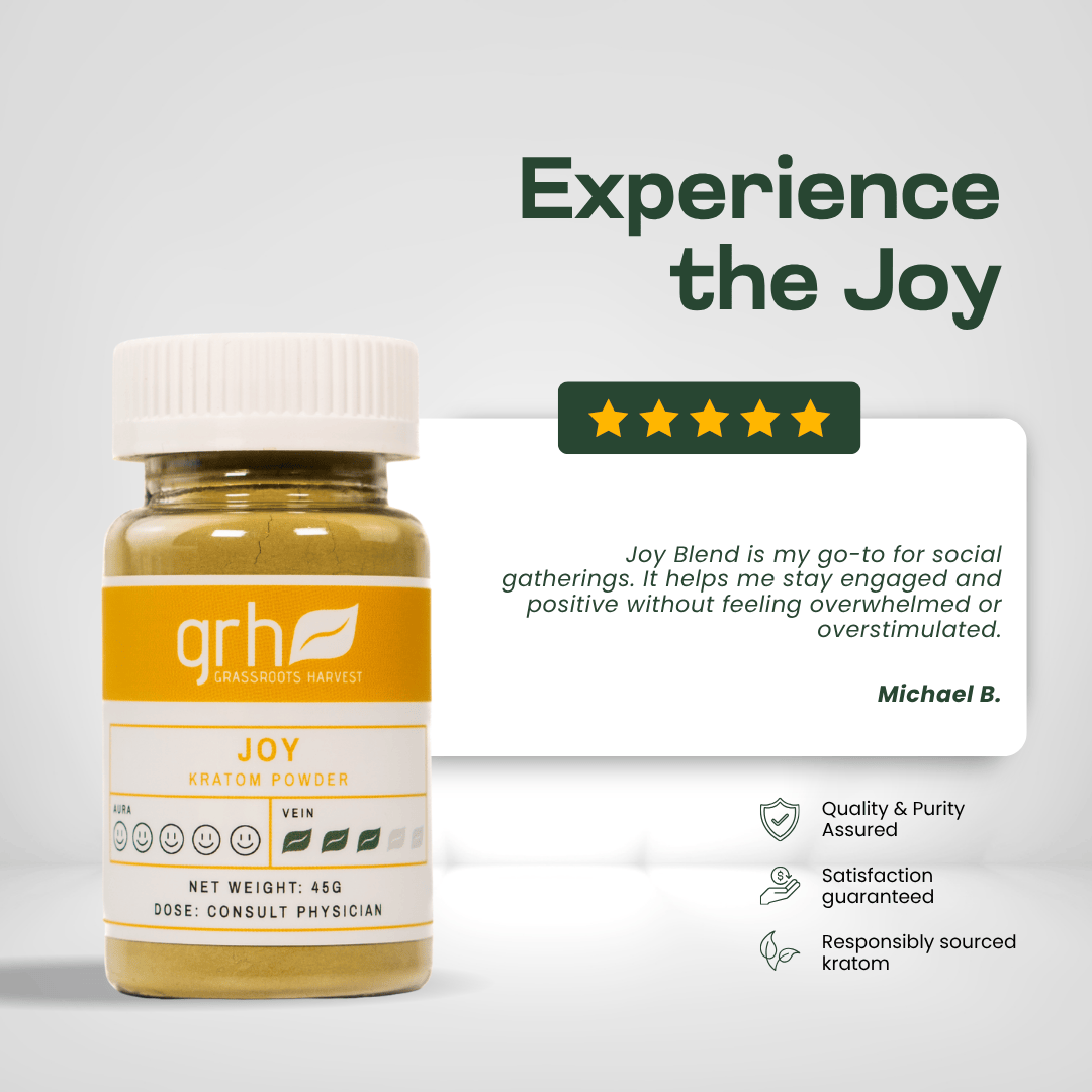 Joy Blend Kratom Powder Kratom Powder GRH Kratom