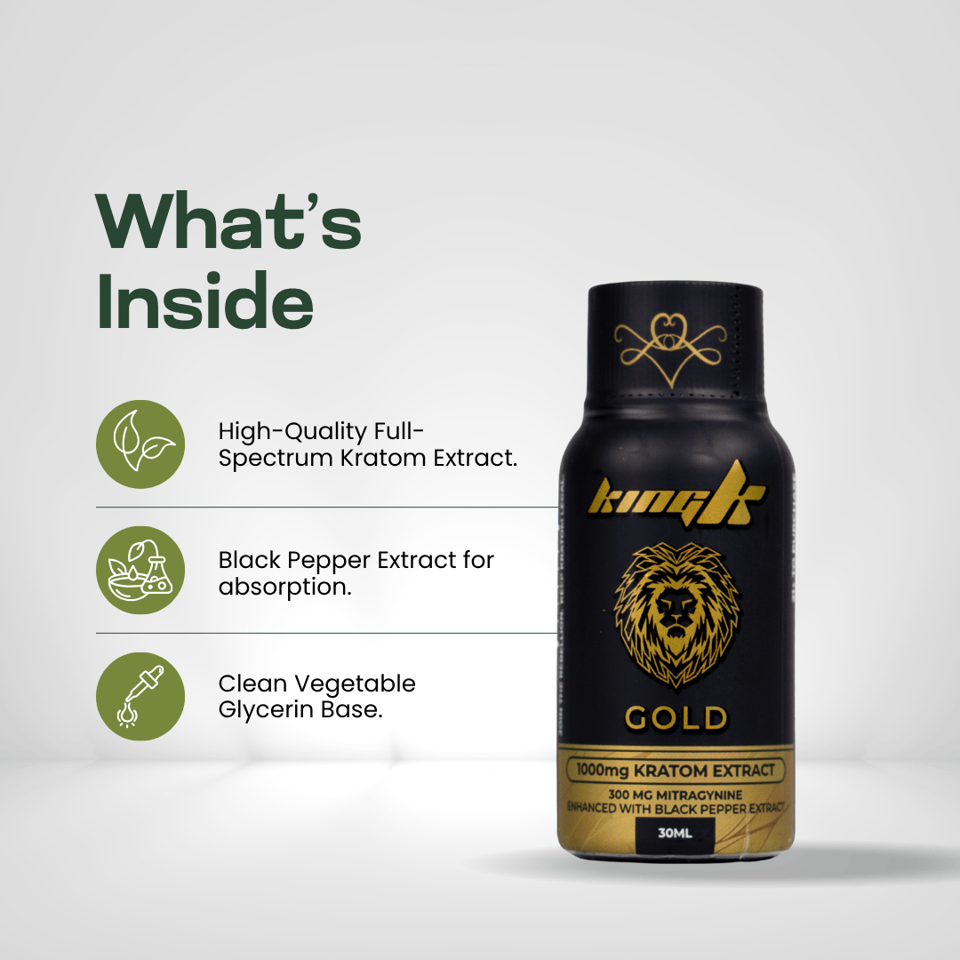 King K Gold Liquid Kratom Extract Kratom Extracts King K