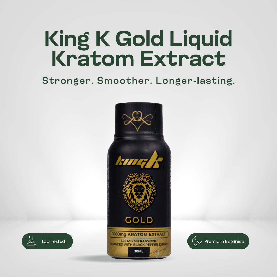 King K Gold Liquid Kratom Extract Kratom Extracts King K
