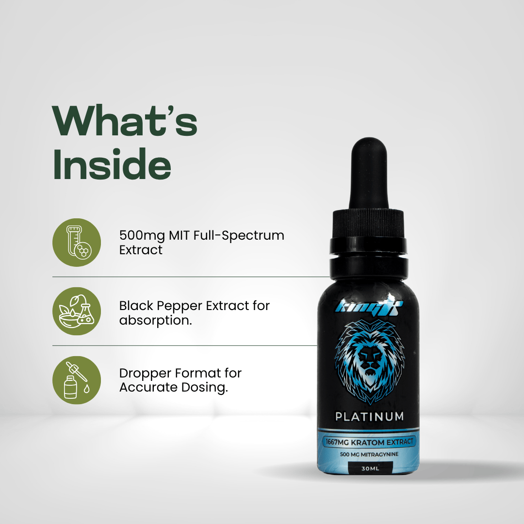King K Platinum Liquid Kratom Extract Kratom Extract King K