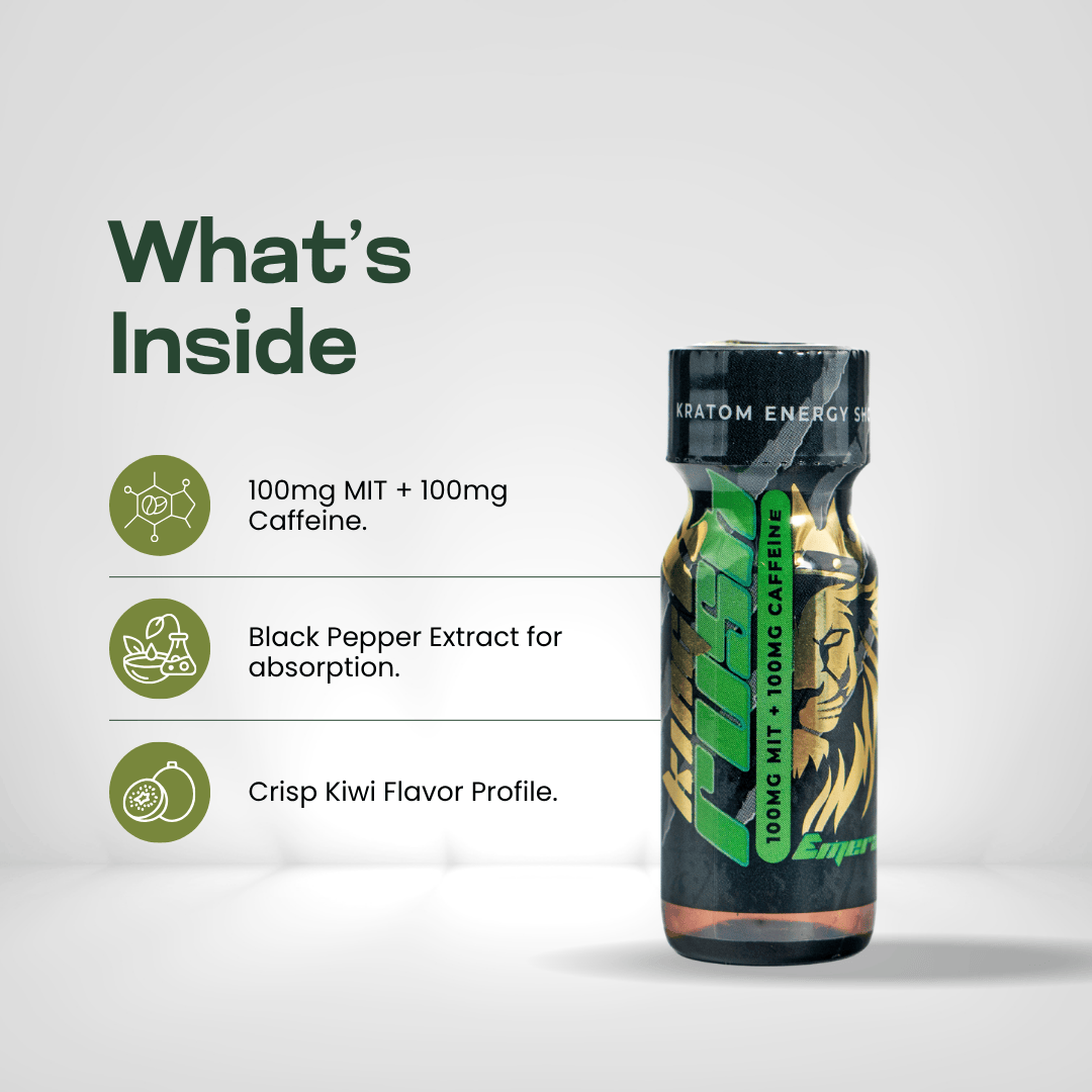 King K Rush Emerald - Kratom Energy Shot Kratom Extract King K