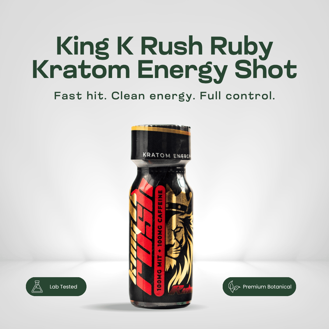 King K Rush Ruby - Kratom Energy Shot Kratom Extract King K