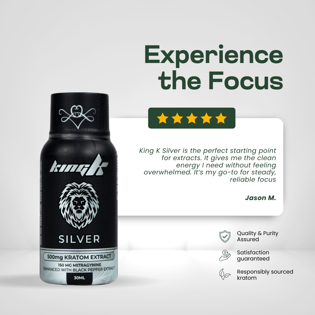 King K Silver Liquid Kratom Extract Kratom Extract King K