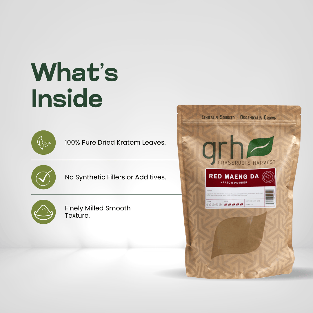Red Maeng Da Kratom Powder Kratom Powder GRH Kratom