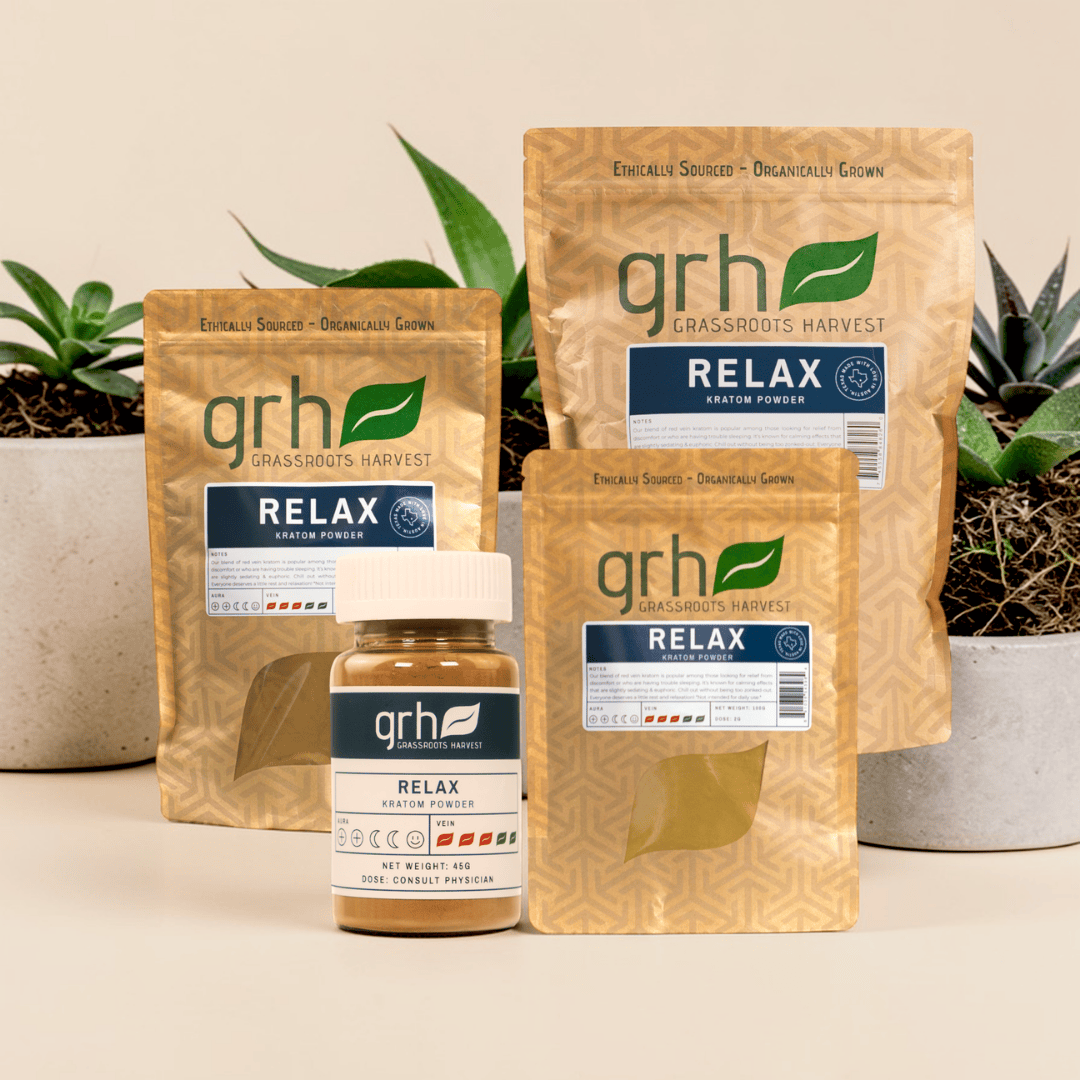 Relax Blend Kratom Powder Kratom Powder GRH Kratom