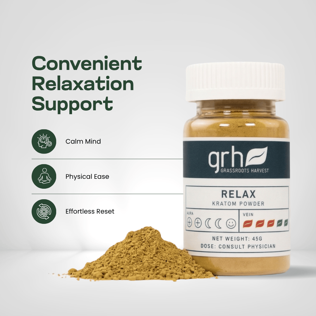 Relax Blend Kratom Powder Kratom Powder GRH Kratom