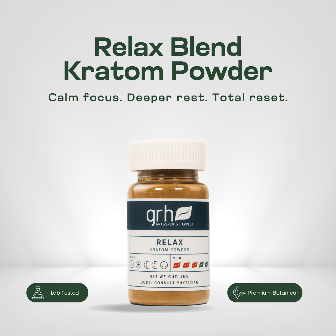 Relax Blend Kratom Powder Kratom Powder GRH Kratom