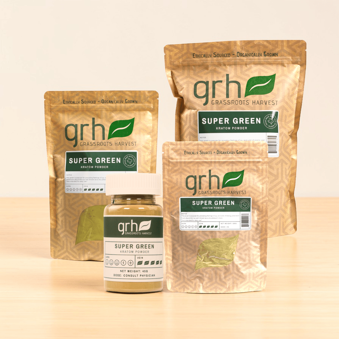 Super Green Kratom Powder Kratom Powder GRH Kratom