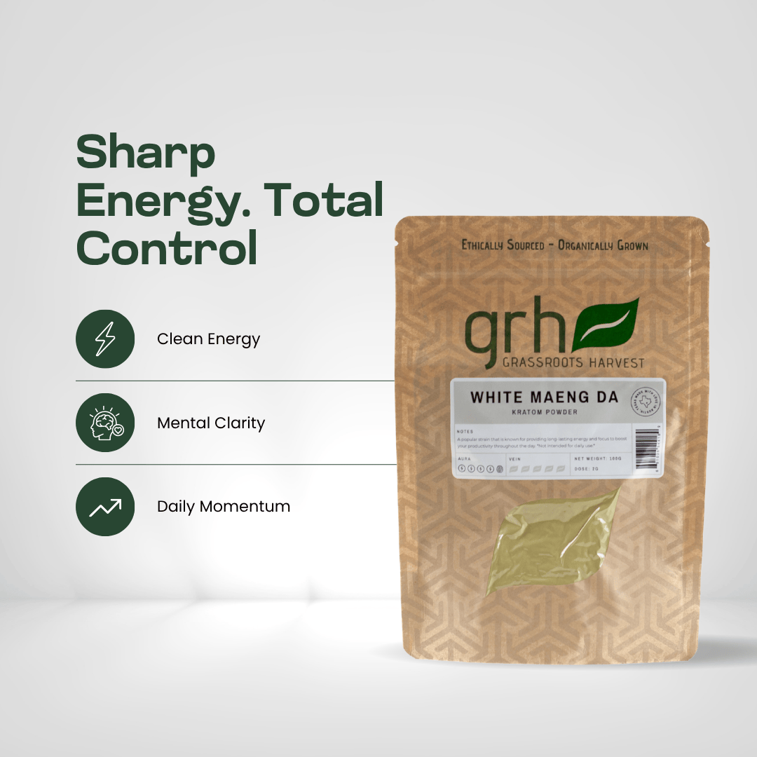 White Maeng Da Kratom Powder Kratom Powder GRH Kratom